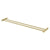 Phoenix Vivid Slimline Double Towel Rail 800mm | Brushed Gold |
