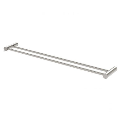 Phoenix Vivid Slimline Double Towel Rail 800mm | Brushed Nickel |