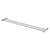 Phoenix Vivid Slimline Double Towel Rail 800mm | Brushed Nickel |