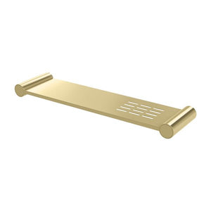 Phoenix Vivid Slimline Metal Shelf | Brushed Gold |