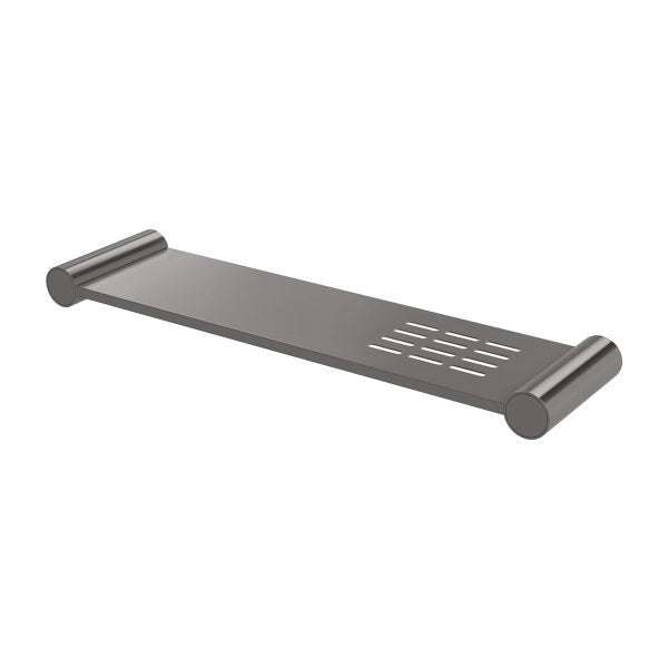 Phoenix Vivid Slimline Metal Shower Shelf, Brushed Carbon