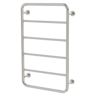 Phoenix Vivid Slimline Towel Ladder 800 x 500mm | Brushed Nickel |