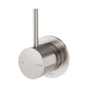 Phoenix Vivid Slimline Up Shower/ Wall Mixer | Brushed Nickel |