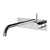 Phoenix Vivid Slimline Up Wall Basin/ Bath Mixer Set | Chrome |