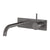 Phoenix Vivid Slimline Up Wall Basin/ Bath Mixer Set | Brushed Carbon |