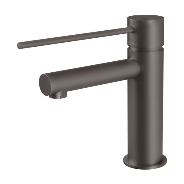 Phoenix Vivid Slimline Basin Mixer With Extended Lever, Gunmetal