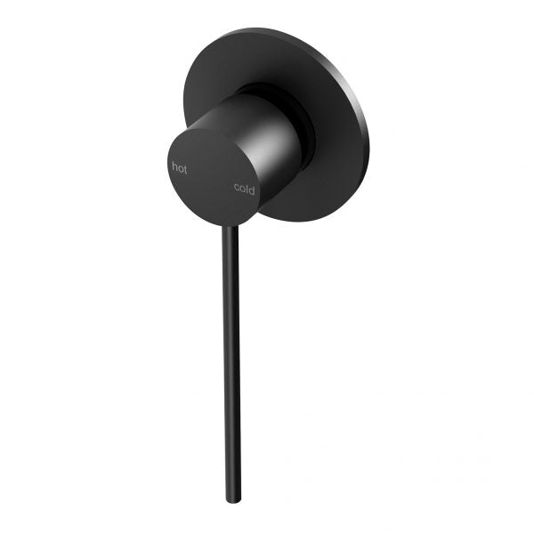 Phoenix Vivid Slimline Shower/ Wall Mixer With Extended Lever, Matte Black