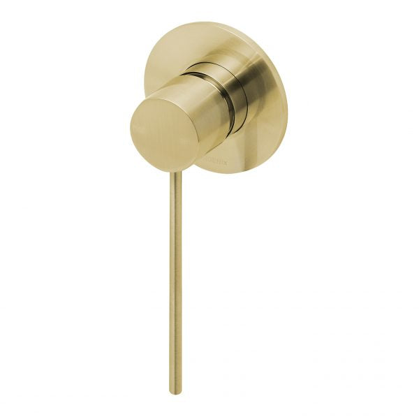 Phoenix Vivid Slimline Shower/ Wall Mixer With Extended Lever, Brushed Gold
