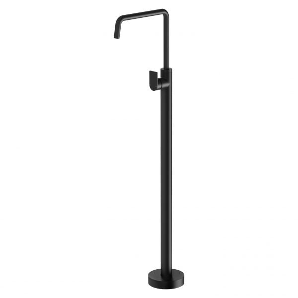 Phoenix Mekko Floor Mounted Bath Mixer, Matte Black