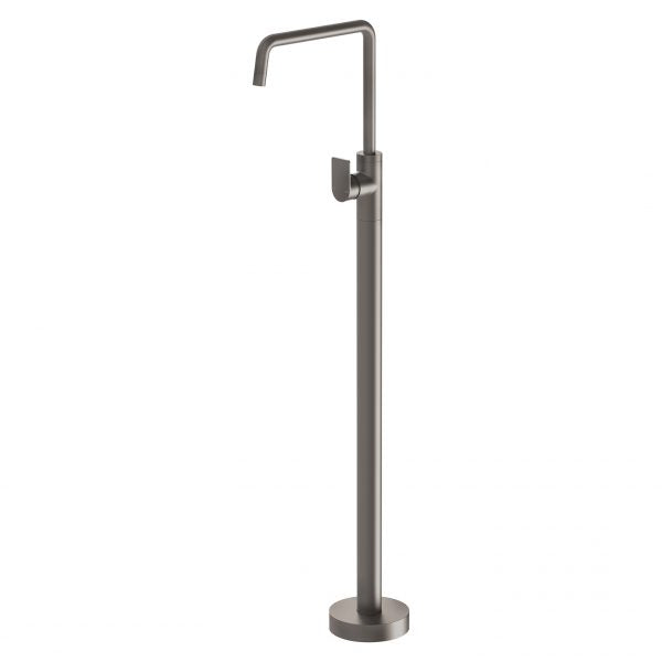Phoenix Mekko Floor Mounted Bath Mixer, Gunmetal