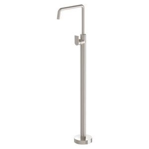 Phoenix Mekko Floor Mounted Bath Mixer | Brushed Nickel |