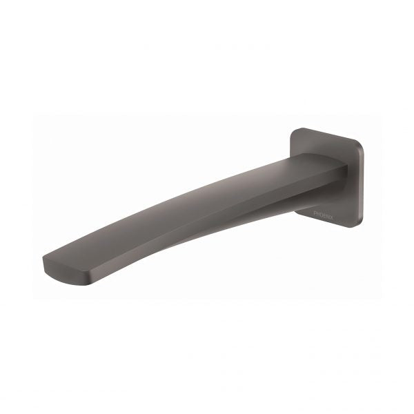 Phoenix Mekko Basin/ Bath Wall Outlet 200mm, Gunmetal