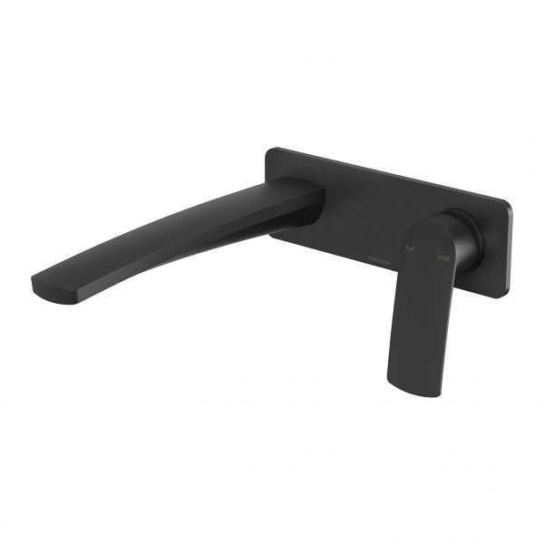 Phoenix Mekko Wall Basin/ Bath Mixer Set 200mm | Matte Black |