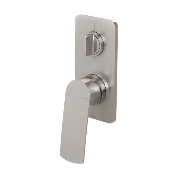 Phoenix Mekko Shower/ Bath Diverter Mixer, Brushed Nickel