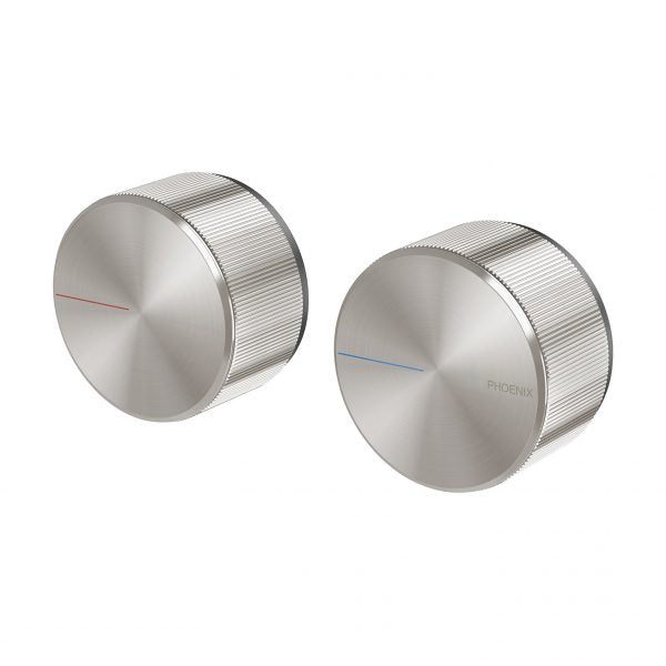 Phoenix Axia Wall Top Assemblies Extended Spindles, Brushed Nickel