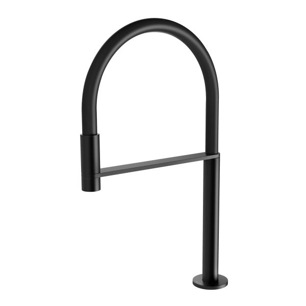 Phoenix Axia Hob Sink Outlet Flexible Hose, Matte Black