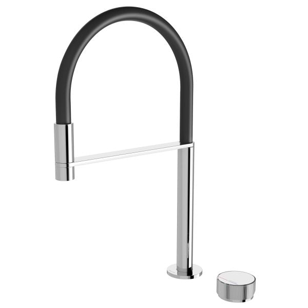 Phoenix Axia Hob Sink Mixer Set Flexible Hose 230mm, Chrome