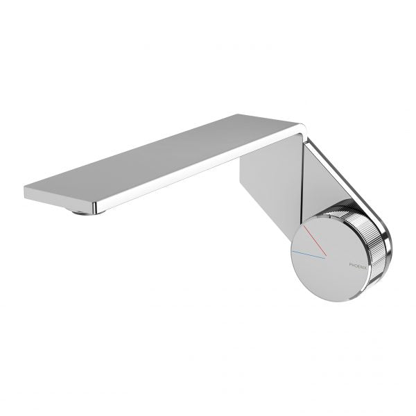 Phoenix Axia Wall Basin/ Bath Mixer Set 200mm, Chrome