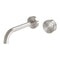 Phoenix Axia Wall Basin/ Bath Curved Outlet Mixer Set 180mm | Brushed Nickel |