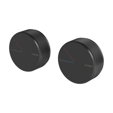 Phoenix Axia Twin Shower/ Wall Mixer | Matte Black |