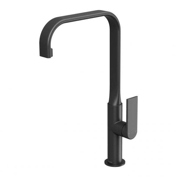 Phoenix Teel Sink Mixer 200mm Squareline, Matte Black
