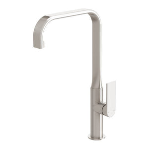 Phoenix Teel Sink Mixer 200mm Squareline | Brushed Nickel |