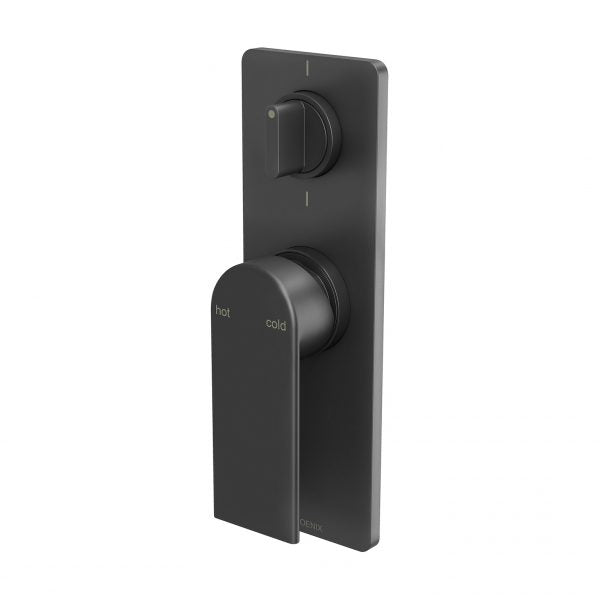 Phoenix Teel Shower/ Bath Diverter Mixer, Matte Black