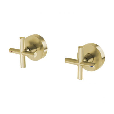 Phoenix Vivid Slimline Plus Wall Top Assemblies Available with Standard and Extended Spindles | Brushed Gold |