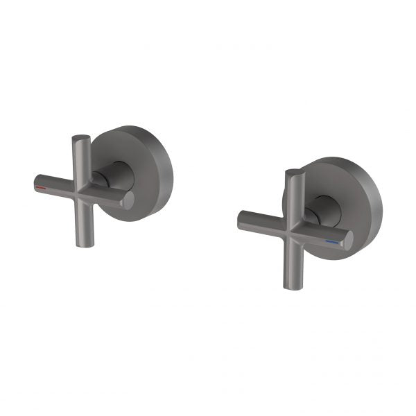 Phoenix Vivid Slimline Plus Wall Top Assemblies Available with Standard and Extended Spindles, Gunmetal