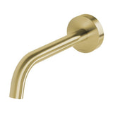 Phoenix Vivid Slimline Plus Wall Basin/ Bath Outlet 180mm | Brushed Gold |