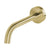 Phoenix Vivid Slimline Plus Wall Basin/ Bath Outlet 180mm | Brushed Gold |