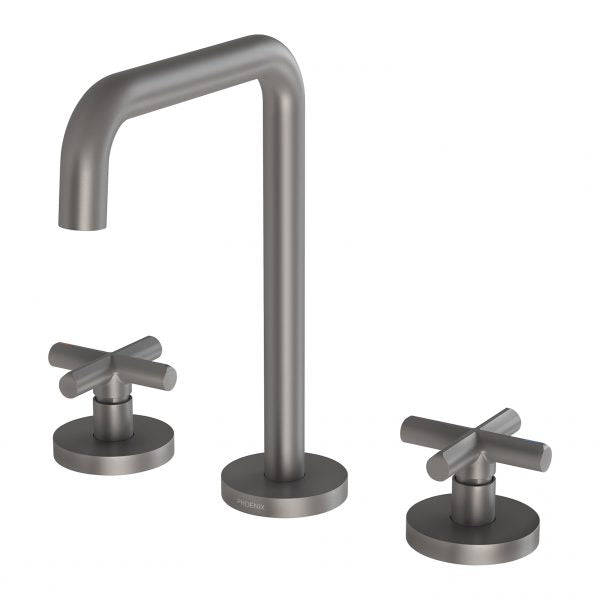 Phoenix Vivid Slimline Plus Basin Set, Gunmetal