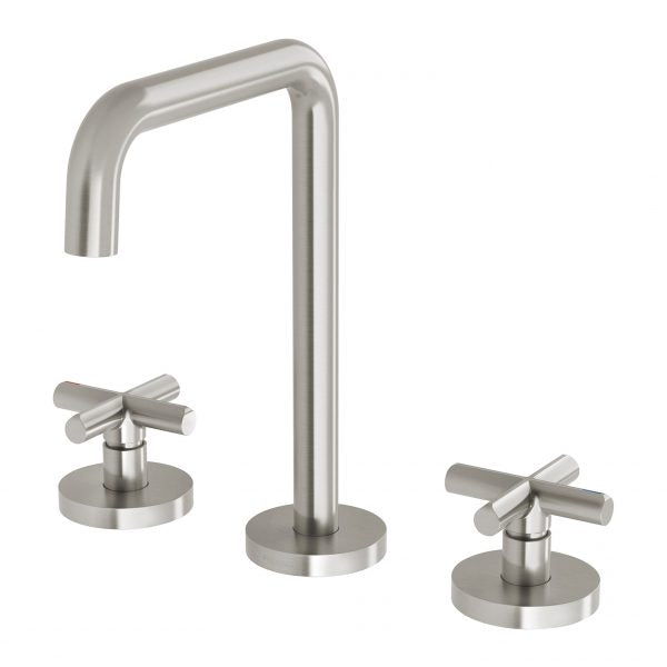 Phoenix Vivid Slimline Plus Basin Set, Brushed Nickel