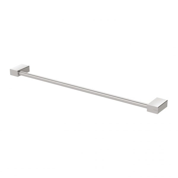 Phoenix Lexi MKII Single Towel Rail 600mm, Brushed Nickel