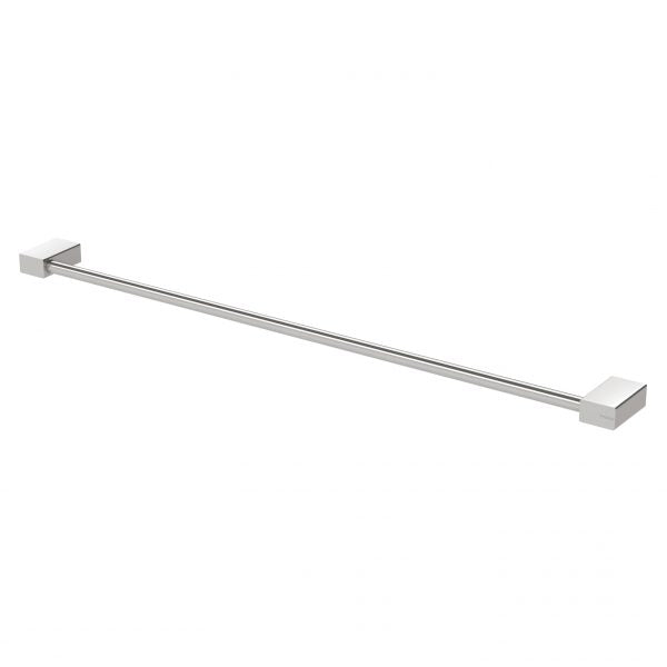 Phoenix Lexi MKII Single Towel Rail 800mm, Brushed Nickel