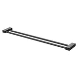 Phoenix Lexi MKII Double Towel Rail 800mm | Matte Black |
