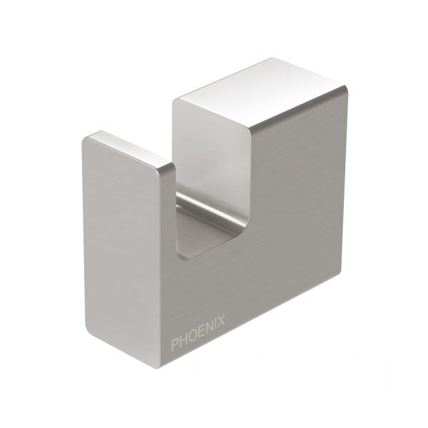 Phoenix Lexi MKII Robe Hook, Brushed Nickel