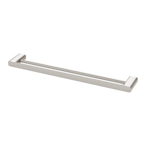 Phoenix Nuage Double Towel Rail 600mm | Brushed Nickel |