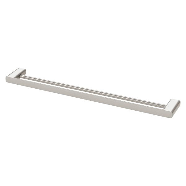Phoenix Nuage Double Towel Rail 800mm, Brushed Nickel