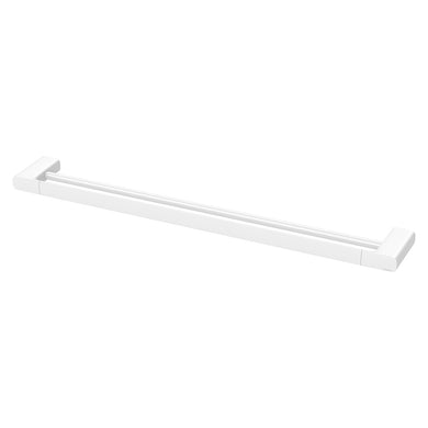Phoenix Nuage Double Towel Rail 800mm | Matte White |