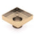 Brass Tile Insert Floor Waste | 50mm Outlet, Brushed Brass (Gold)