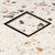 Brass Tile Insert Floor Waste | 50mm Outlet, Brushed Brass (Gold)