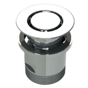 Premium Vanity Pop Down Waste, Universal 32mm and 40mm Installation, Compatible with Overflow and Non-Overflow | Chrome |
