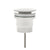 Dome Pop Up Waste, Universal 32mm/40mm, Suits Overflow and Non-Overflow, Gloss White