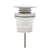 Dome Pop Up Waste, Universal 32mm/40mm, Suits Overflow and Non-Overflow, Gloss White