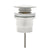 Dome Pop Up Waste, Universal 32mm/40mm, Suits Overflow and Non-Overflow, Matte White