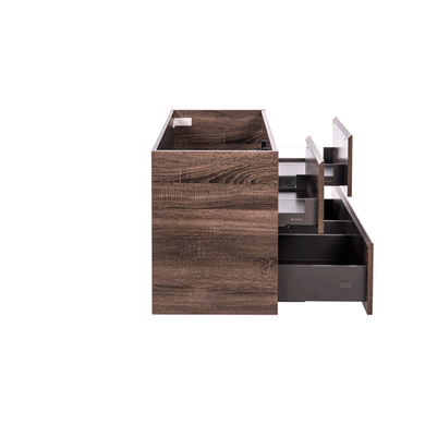*Clearance* Alles Plus 1200mm Wall Hung Vanity Cabinet | Legna Noir Woodgrain |