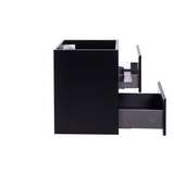*Clearance* Alles Plus 600mm Wall Hung Vanity Cabinet | Satin Black |