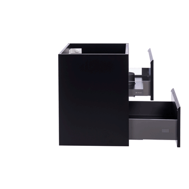 *Clearance* Alles Plus 600mm Wall Hung Vanity Cabinet | Satin Black |