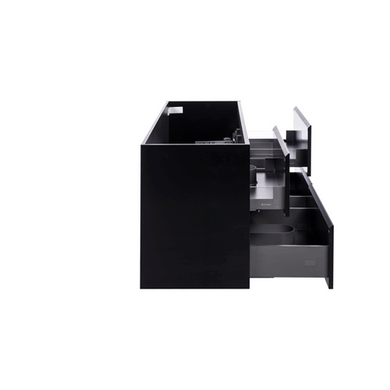 *Clearance* Alles Plus 1500mm Floor Standing Vanity Cabinet | Satin Black |